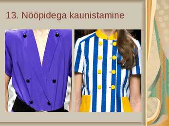 Rõivaste kaunistamise viisid #20