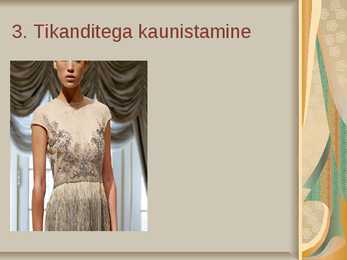 Rõivaste kaunistamise viisid #7