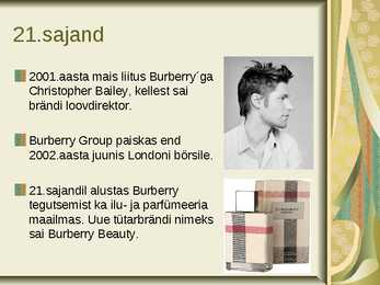 BURBERRY esitlus #7