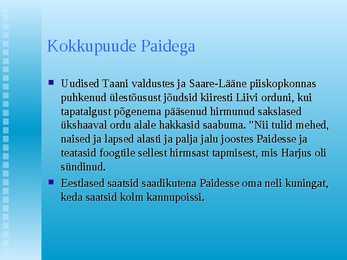 Paide Jüriöö ülestõusu ajal #4