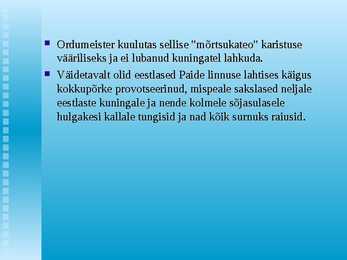 Paide Jüriöö ülestõusu ajal #6