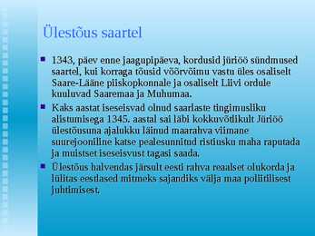 Paide Jüriöö ülestõusu ajal #8