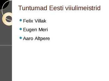 Viiul #7