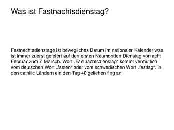 Fastnachtsdienstag #2