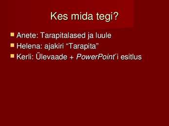 TARAPITA-rühmitus #24