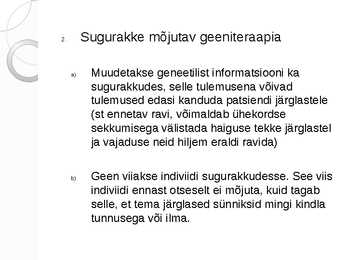 GEENITERAAPIA #5
