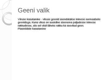 GEENITERAAPIA #6