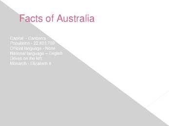 Austraalia presentatsioon ettekanne inglise keeles #2