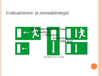 Ohutusmärgid ja ohumärguanded ning nende kasutus nõuded #6