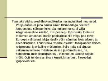 Quattrocento ehk Vararenessanss #2