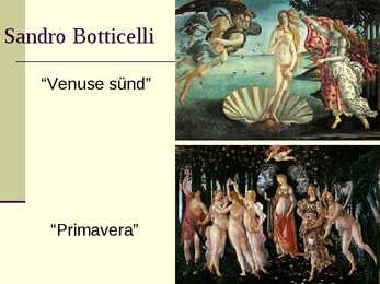 Quattrocento ehk Vararenessanss #12