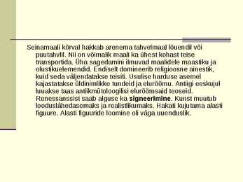 Quattrocento ehk Vararenessanss #10