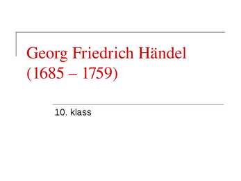 Georg Friedrich Händel