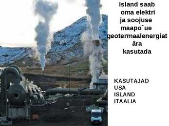 ALTERNATIIVSED ENERGIAALLIKAD #8