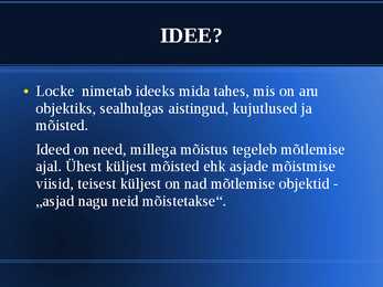 Lihtideed ja liitideed #3