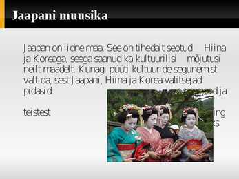 Jaapani muusika #2