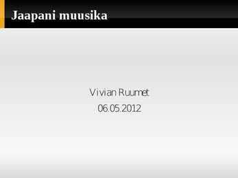 Jaapani muusika