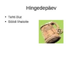 Rahvakalendri tähtpäevad #14
