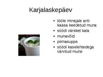 Rahvakalendri tähtpäevad #9