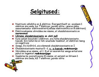 Redoksreaktsioonid #6