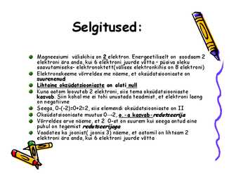 Redoksreaktsioonid #8