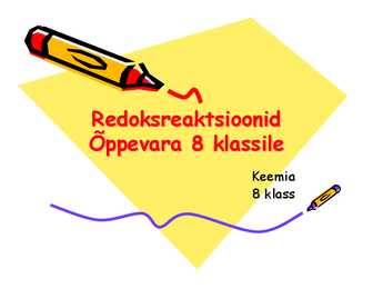 Redoksreaktsioonid