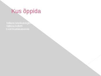 KES ON ARHITEKT JA KUIDAS ARHITEKTIKS SAADA #8