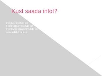 KES ON ARHITEKT JA KUIDAS ARHITEKTIKS SAADA #10