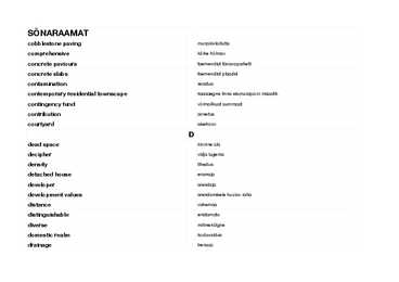 Sõnaraamat #2