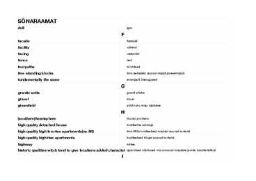 Sõnaraamat #3