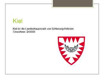 Schleswig-Holstein Power Point esitlus #4