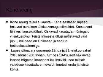 1-2 aastase lapse areng #14