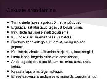 1-2 aastase lapse areng #22