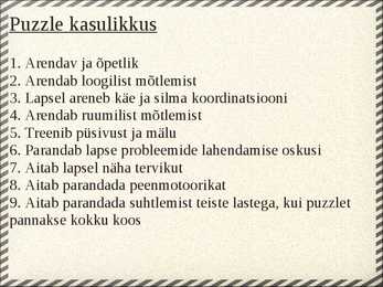 Puzzled #7