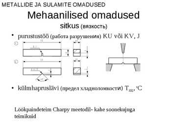 Metallide ja sulamite omadused #30