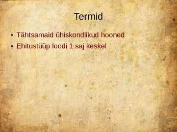 Rooma arhitektuur - powerpoint esitlus #15