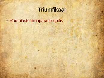Rooma arhitektuur - powerpoint esitlus #33