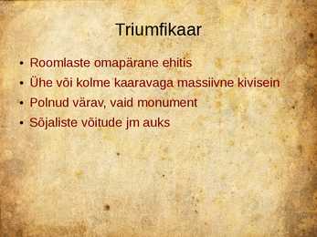 Rooma arhitektuur - powerpoint esitlus #36