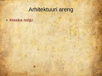 Rooma arhitektuur - powerpoint esitlus #6