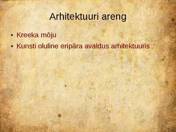 Rooma arhitektuur - powerpoint esitlus #7