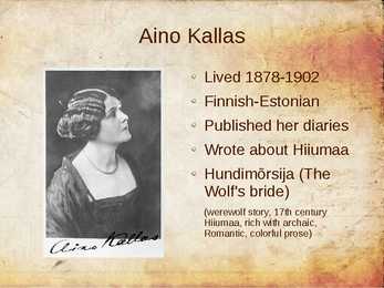 Estonian women writers - powerpoint presentation #17