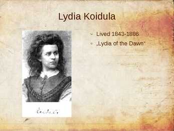 Estonian women writers - powerpoint presentation #28