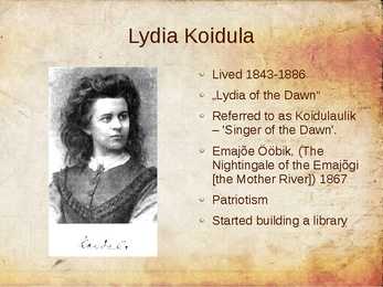 Estonian women writers - powerpoint presentation #32