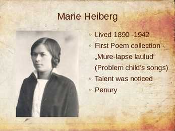Estonian women writers - powerpoint presentation #6