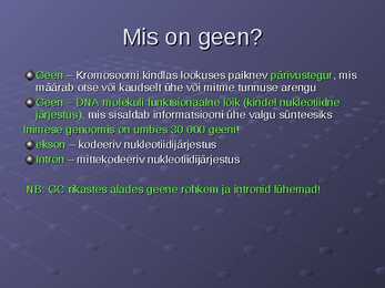 DNA ja RNA #11