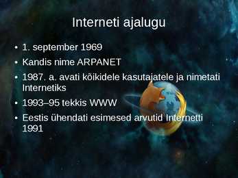 Interneti ajalugu #7