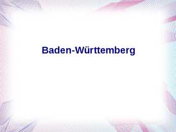 Baden-Württemberg