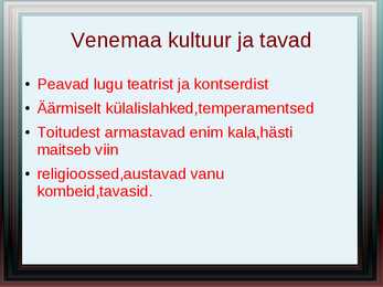 Vene rahvusköök #6
