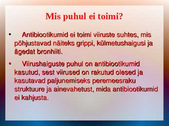 Antibiootikumid #11