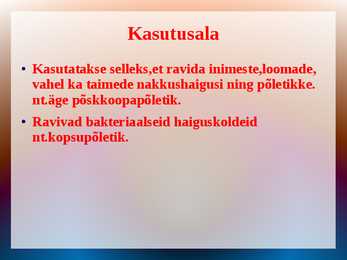 Antibiootikumid #5